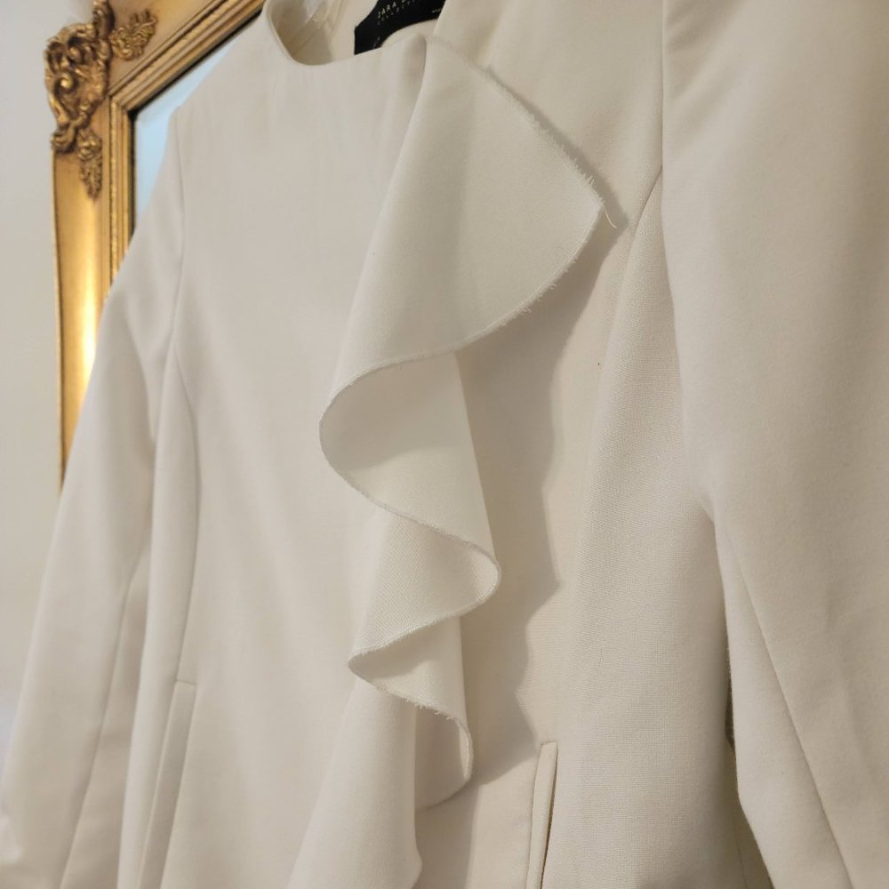Zara Ruffle Jacket Size S